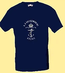 T Shirt mit Aufdruck K. u. K. KRIEGSMARINE ARCHIV
