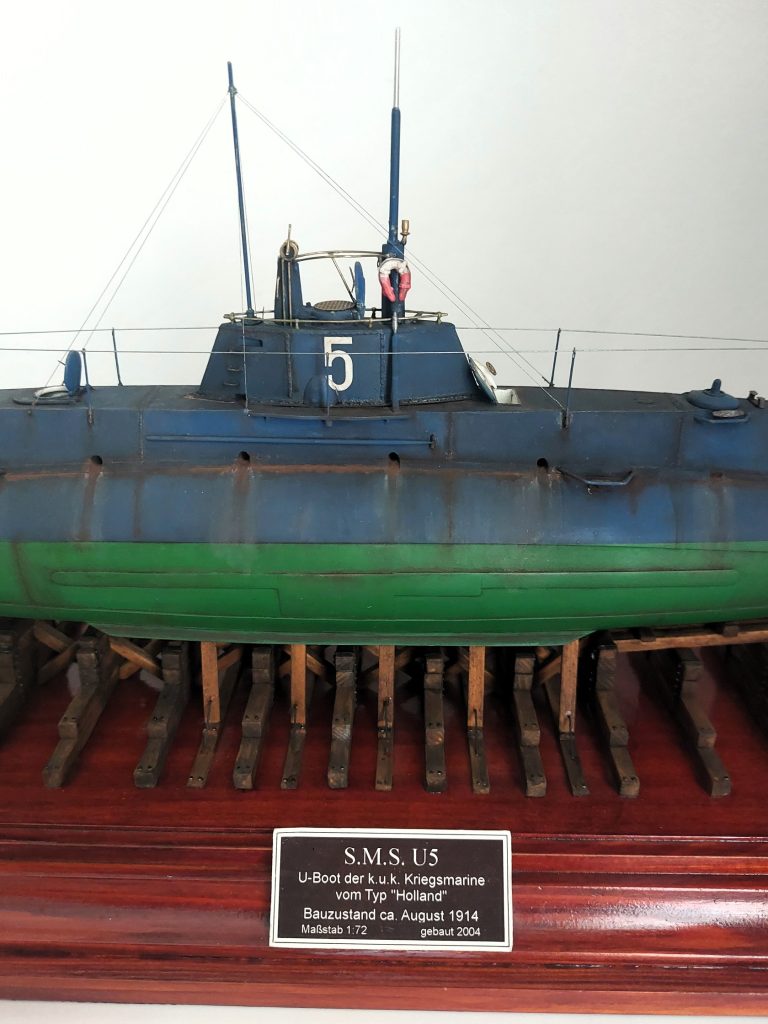 S.M. Unterseeboot 5 im Maßstab 1:72