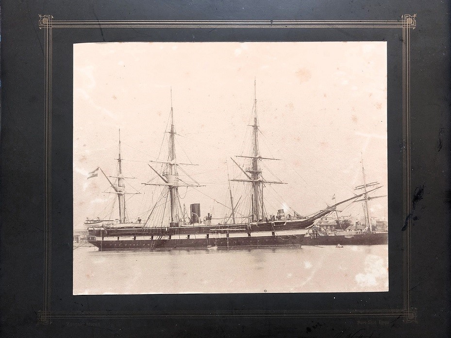 SMS Saïda in Port Said 1886