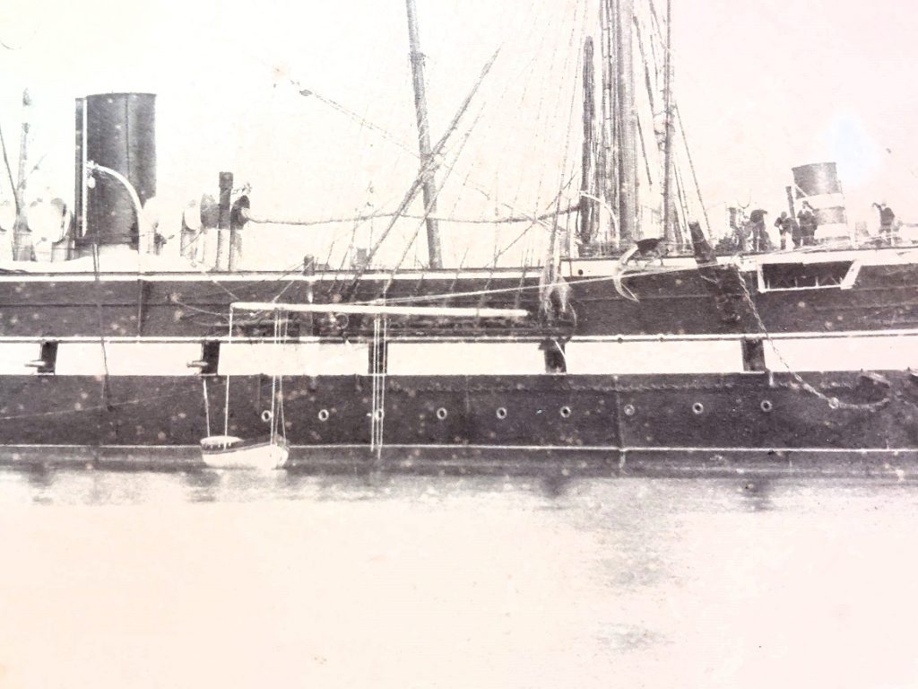 SMS Saïda in Port Said 1886